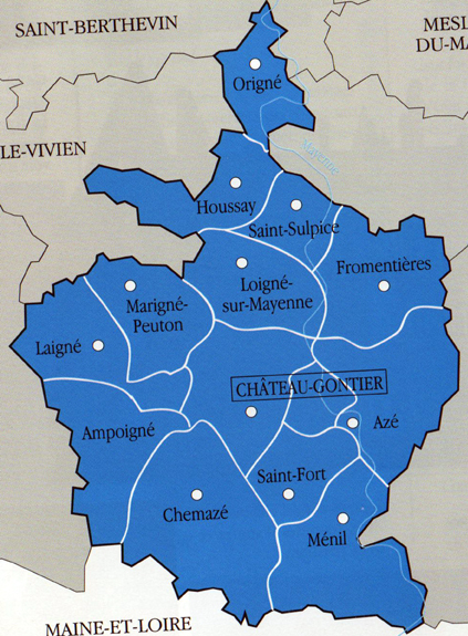 canton de Chateau Gontier