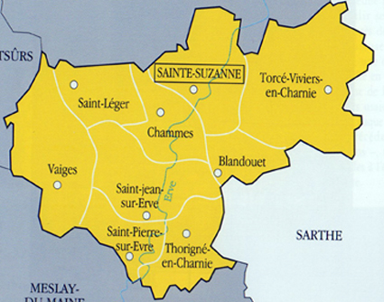 canton de Sainte Suzanne